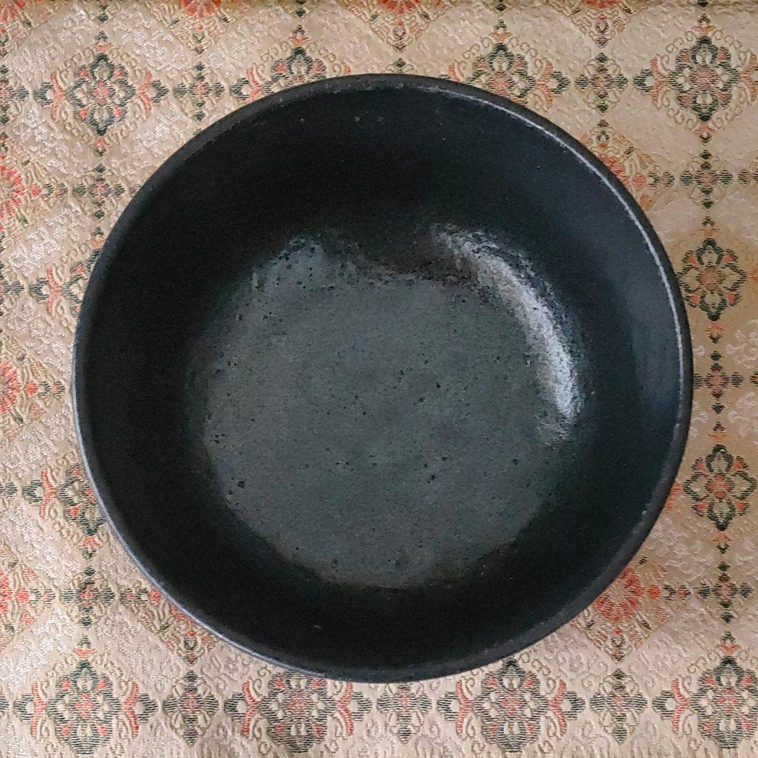 黒釉　茶碗