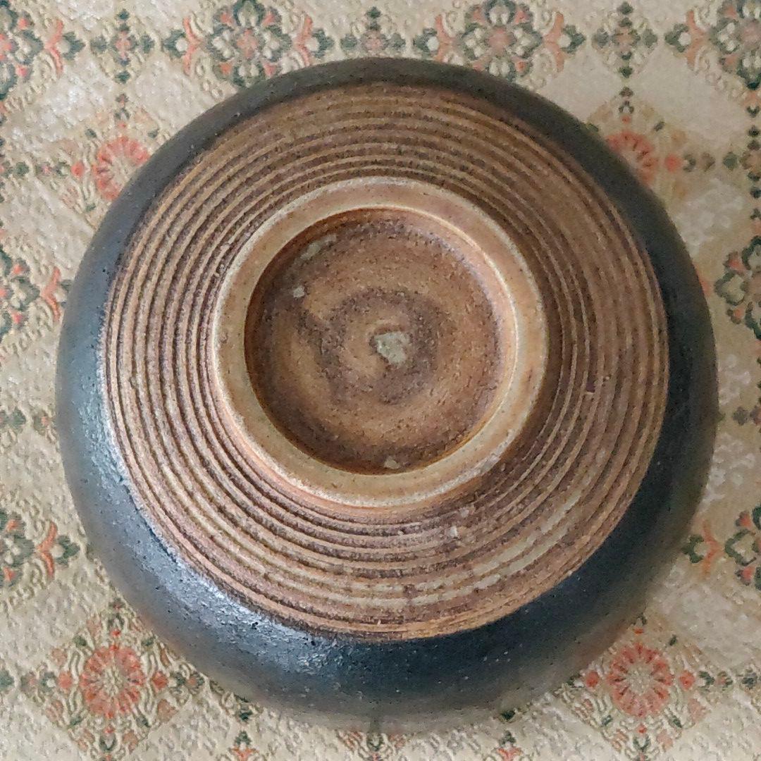 黒釉　茶碗