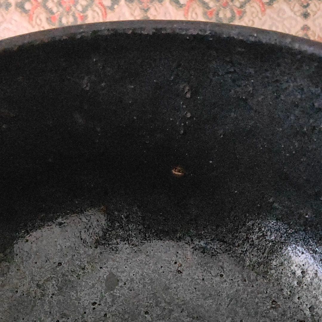黒釉　茶碗
