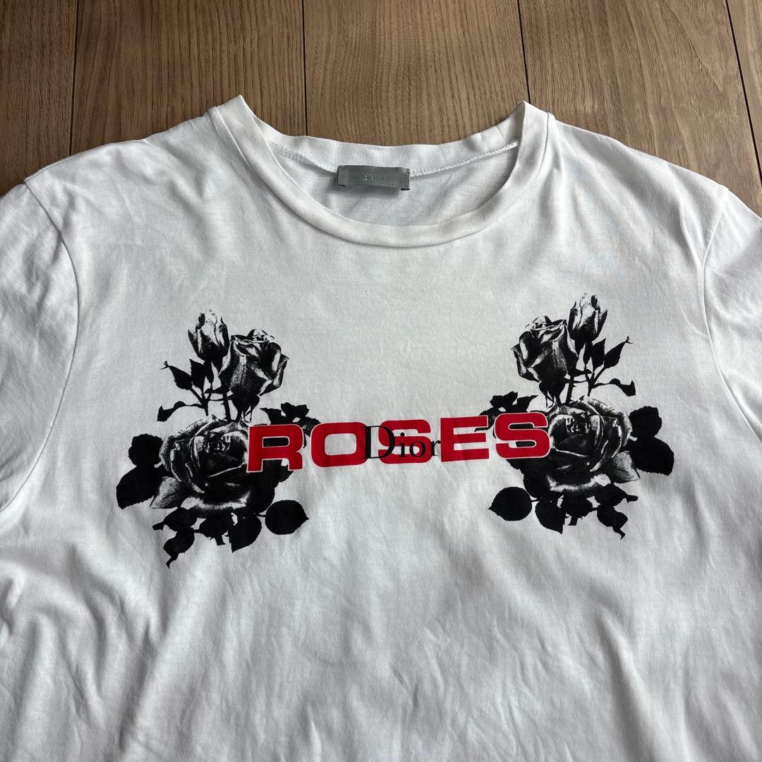 DiorHOMMEディオールオムROSESローズバラ薔薇プリントTシャツ