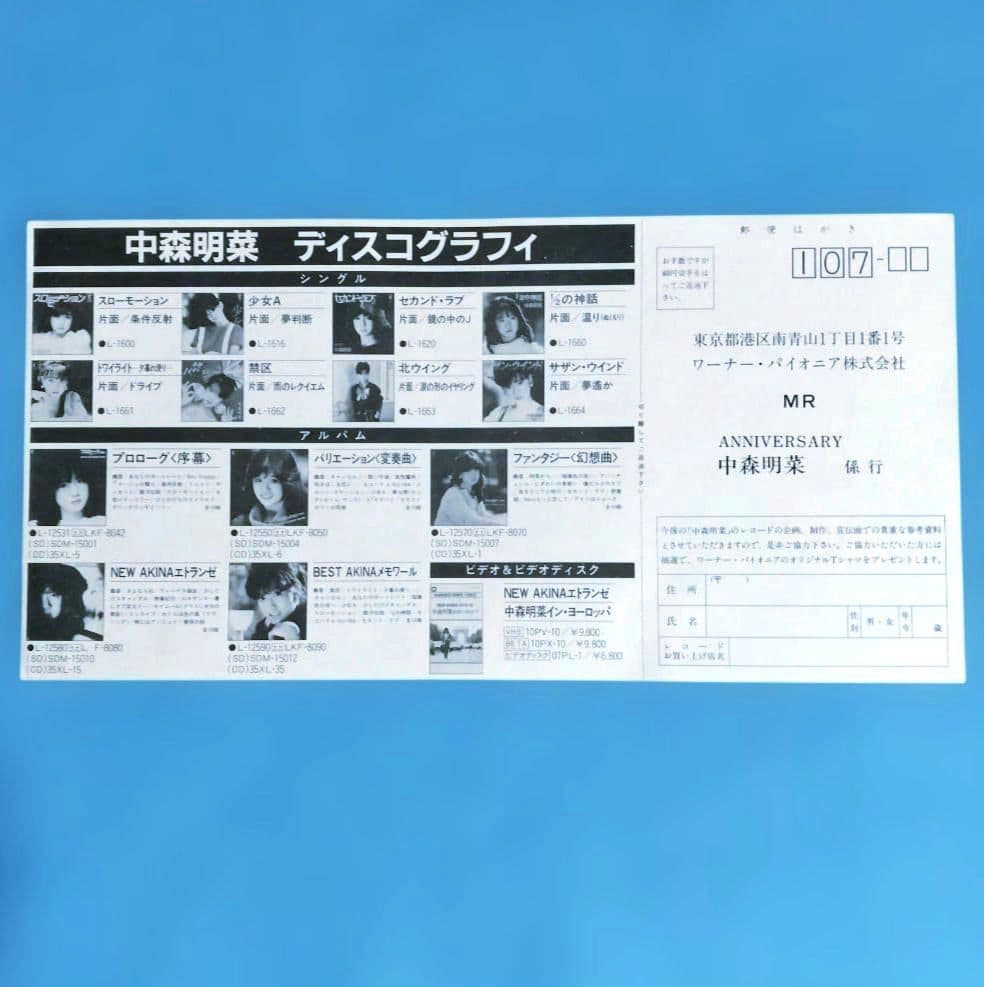 中森明菜写真展ポスター、LPレコード　中森明菜　／　ベストアルバム