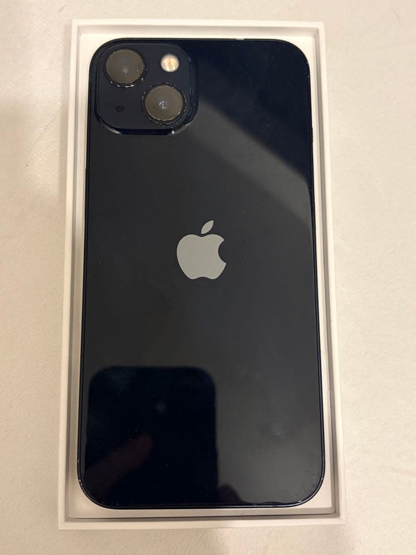 iPhone13 A2631 128GB ミッドナイト国内版 SIMフリー　箱有