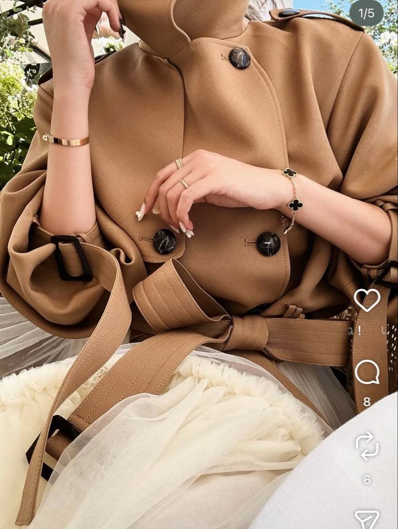 ＊*＊様 完売Sheller シェリエ　2way short trench co