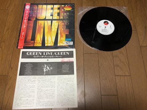 クイーン　クイーン ライブ　来日記念盤レコード　ウィー・アー・ザ・チャンピオン