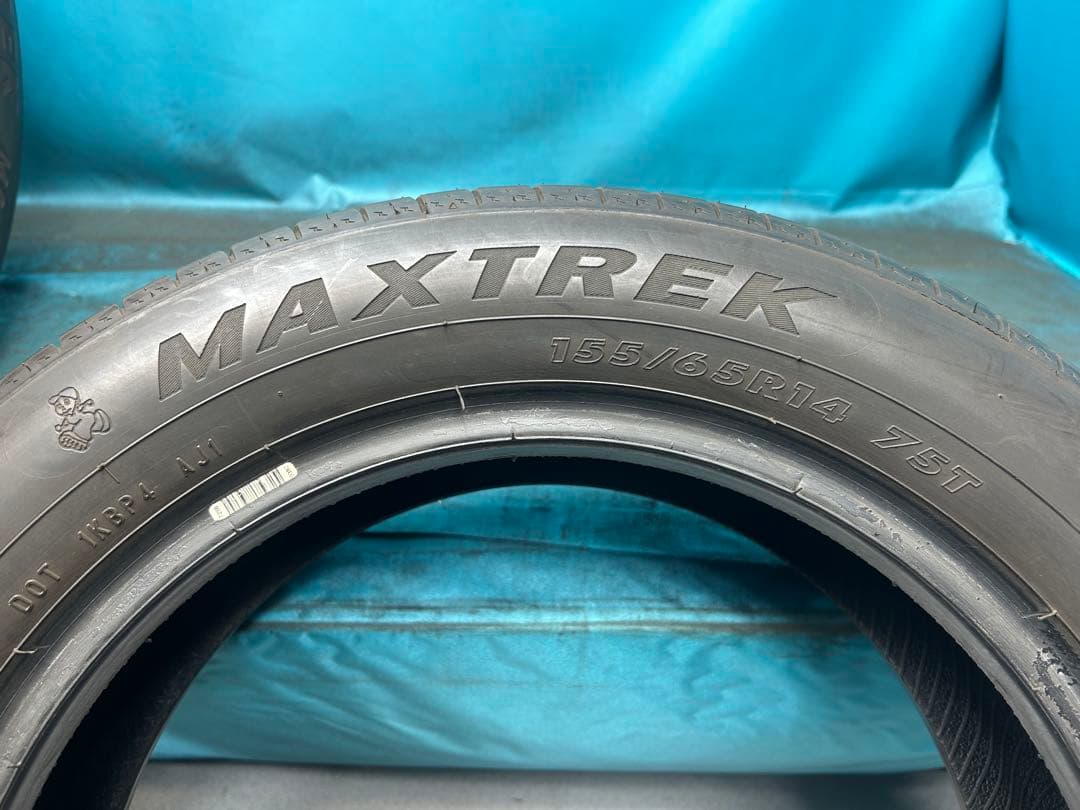 2025年製155/65R14バリ山！中古タイヤ4本セット
