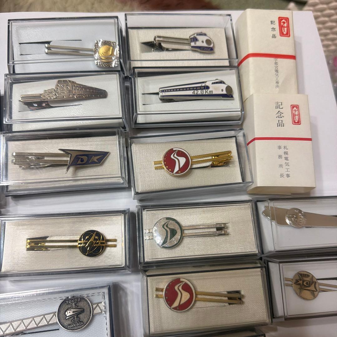 ぽ*と様 国鉄 新幹線 記念タイピンまとめ売り　20点