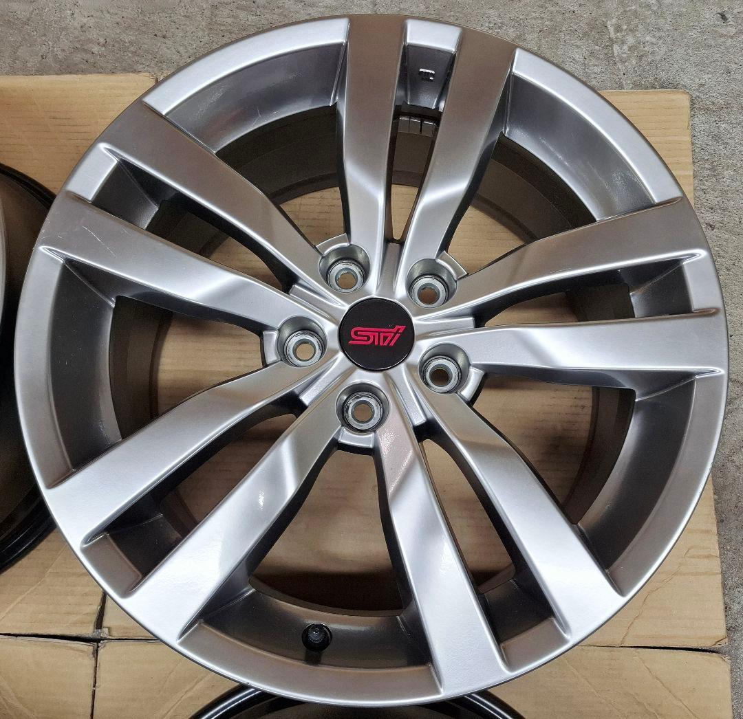 【新車外し】スバル WRX STI 純正 18インチ 8.5J ホイール 4本