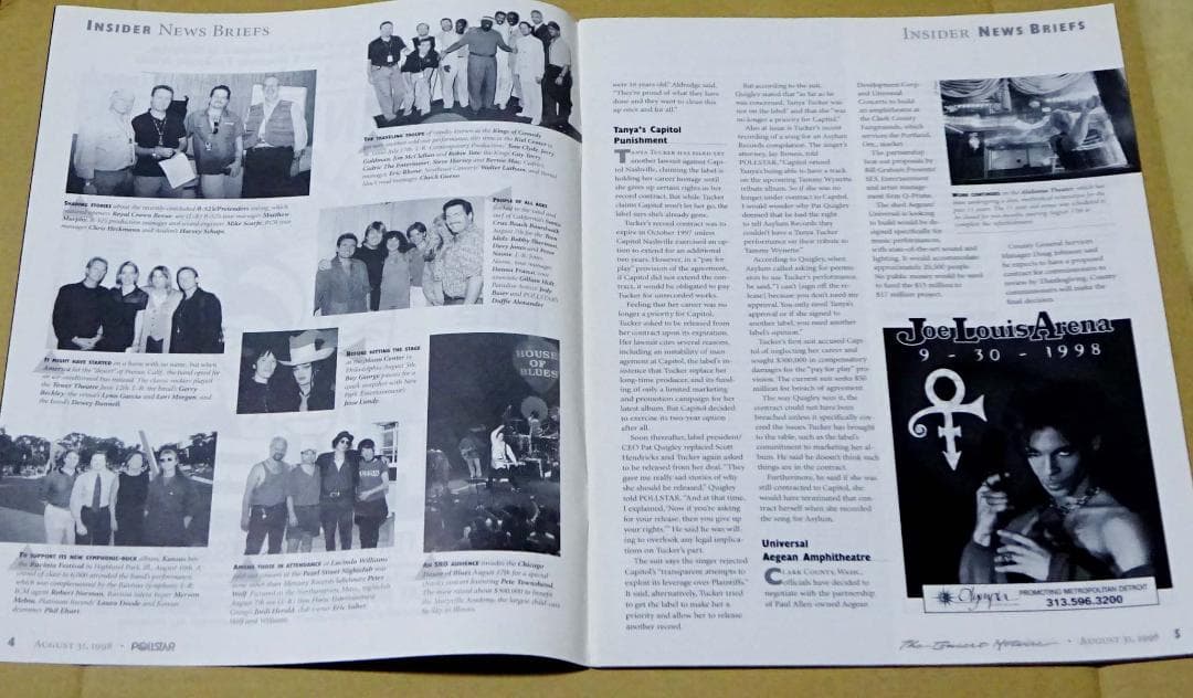 レア POLLSTAR 北米のライブ情報誌　吉田美和ドリームズ・カム・トゥルー
