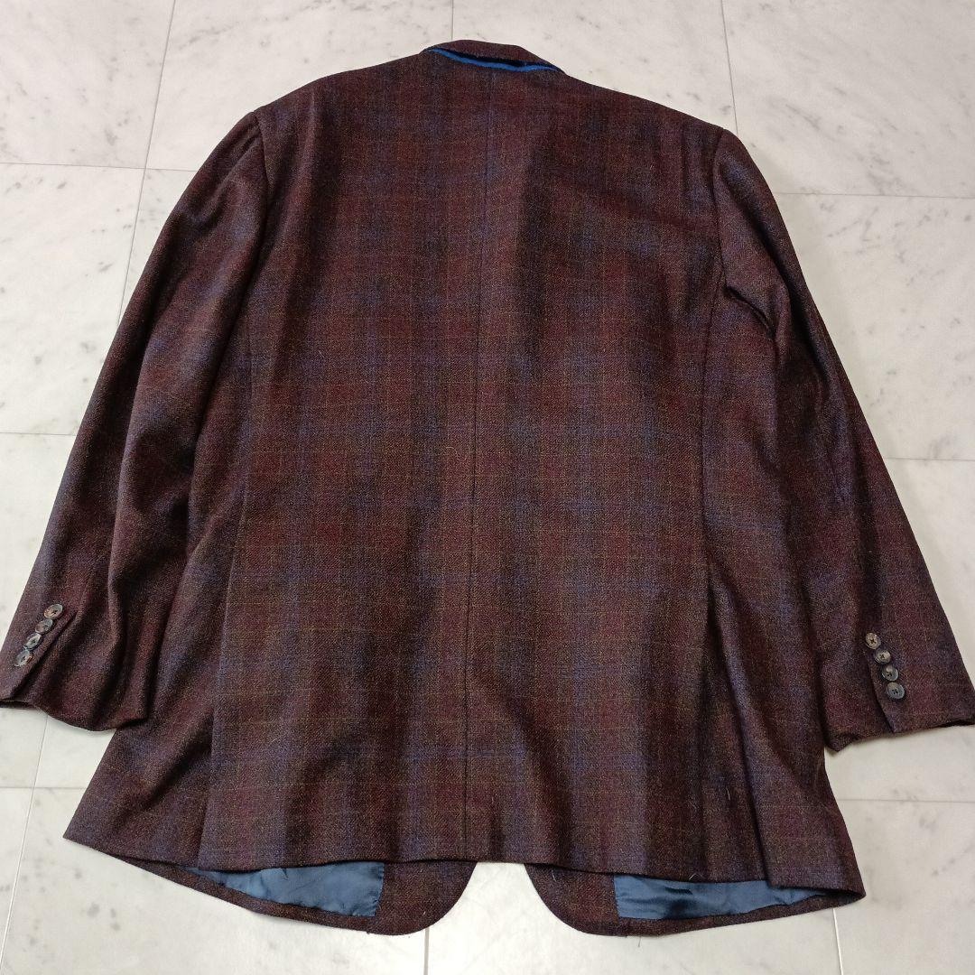 GIANLUCA ISAIA ジャンルカ　イザイア　チェック柄　ジャケット　総裏