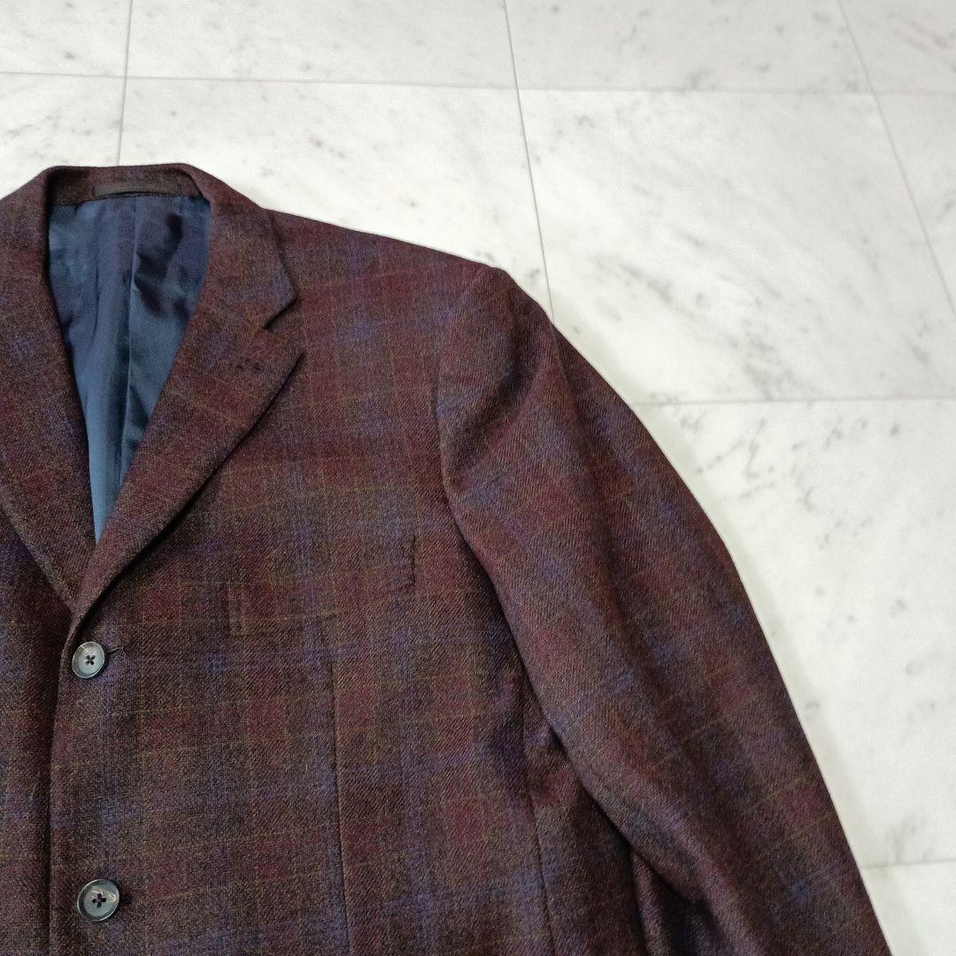 GIANLUCA ISAIA ジャンルカ　イザイア　チェック柄　ジャケット　総裏