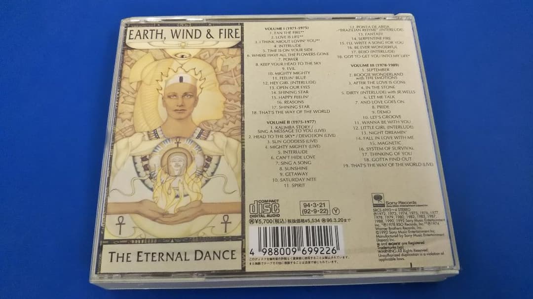 洋楽 EARTH WIND & FIRE   THE ETERNAL DANCE
