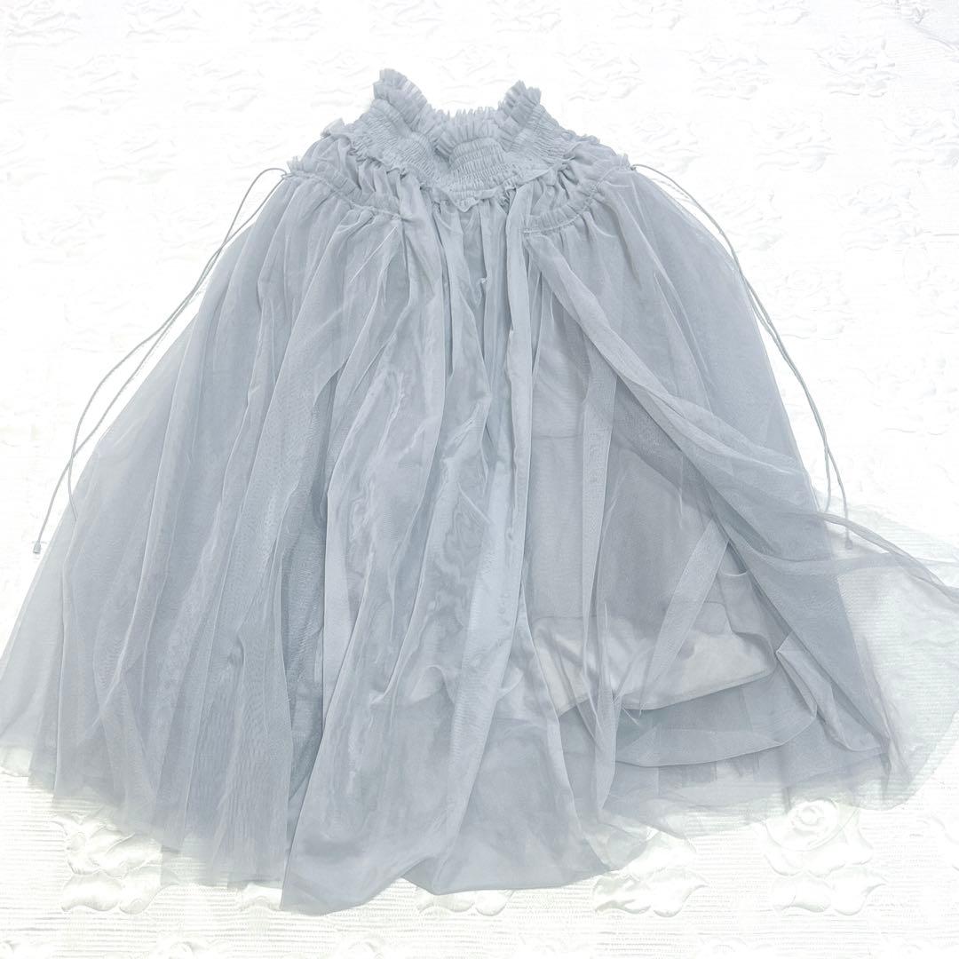25SS❤︎snidel【Chacott】Sustainableチュールスカート