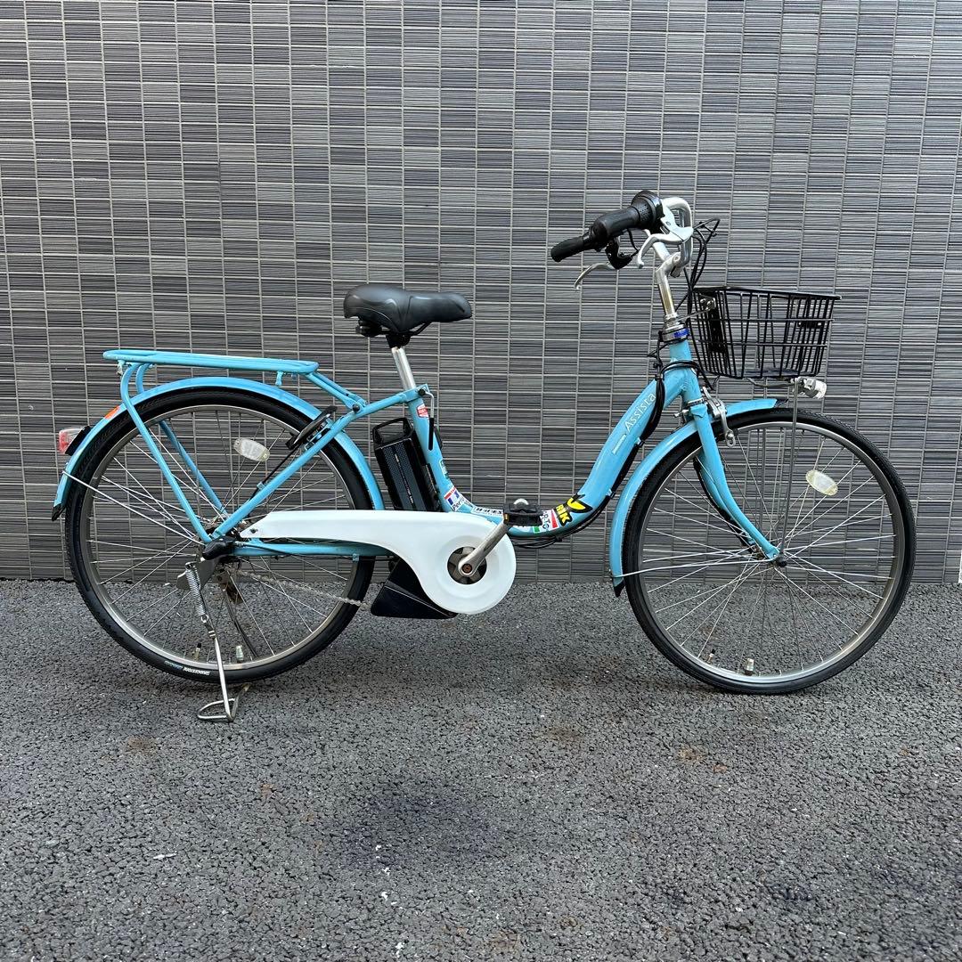最終価格　ブリヂストン　電動自転車　アシスタ　24インチ　前カゴ付き