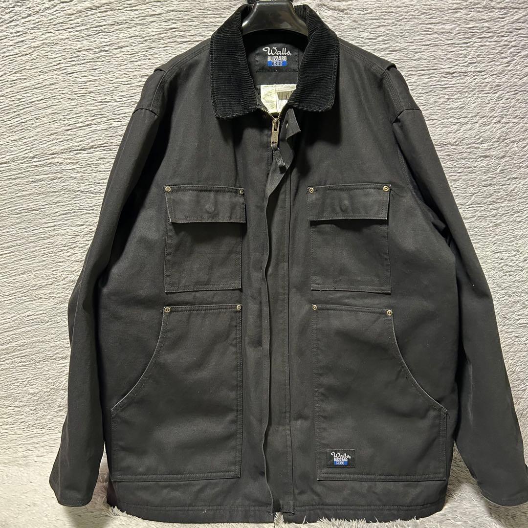 Walls ウォールズ　ダックジャケット　ワークジャケット　XL ブラック
