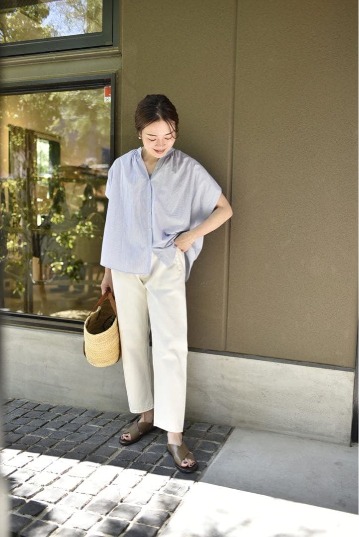こだわりシルエットのデニムパンツ　our
