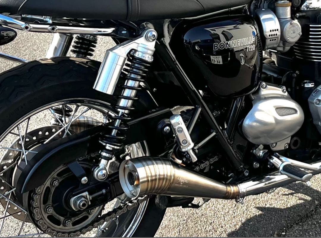 MOTONE ODIN ボンネビル T100/T120マフラー