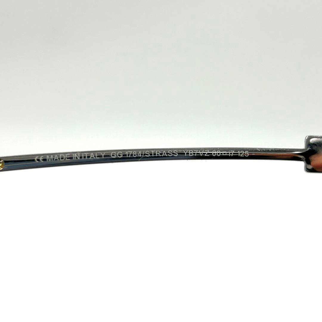 GUCCI グッチ サングラス GG1784 ラインストーン リムレス Gロゴ