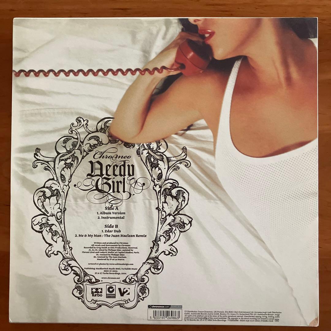 Chromeo「Needy Girl/ Me & My Man」アナログレコード