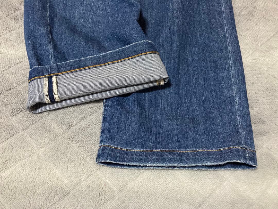 【接触冷感】23区DENIM サマー ストレート ワイドパンツ size34