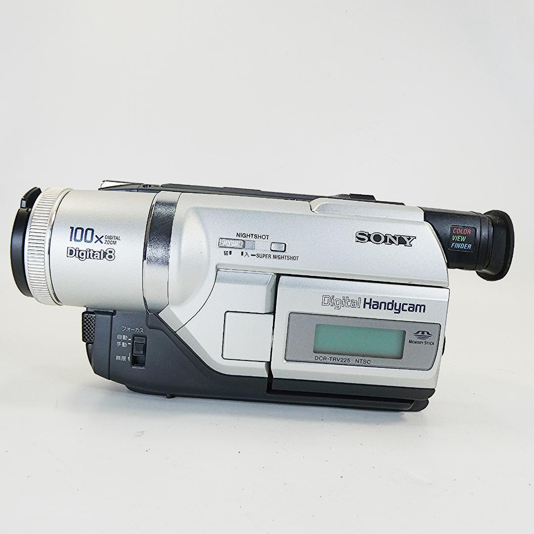 ソニー DCR-TRV225【動作良好】デジタル8ビデオカメラ Hi8/8