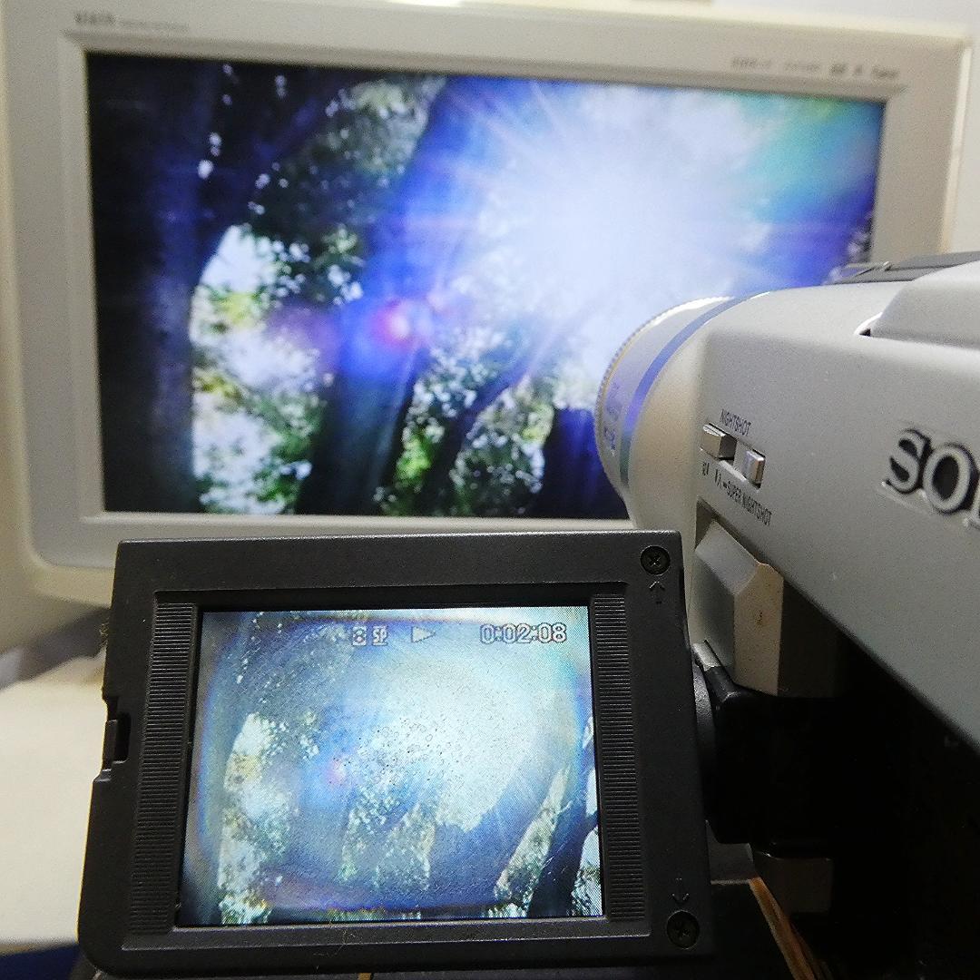 ソニー DCR-TRV225【動作良好】デジタル8ビデオカメラ Hi8/8