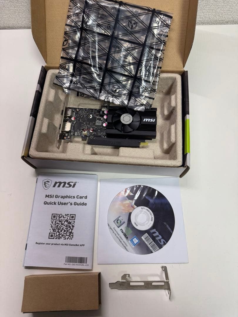グラフィックボード・グラボ・ビデオカード NVIDIA Geforce GT1030 2GD4 LP OC MSI