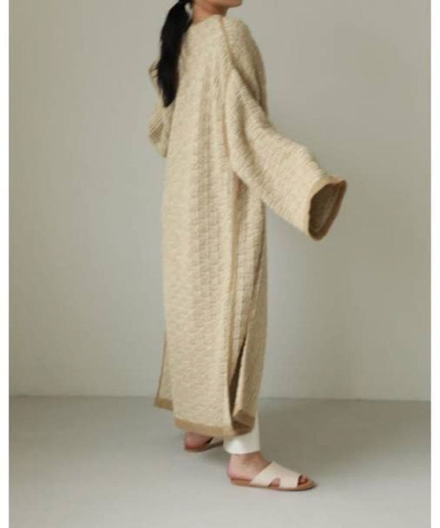 新品未着用♡TODAYFUL ニットジャガード ガウン　38