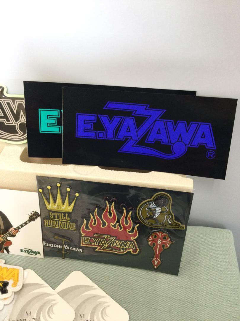 矢沢永吉 グッズ SET ステッカー ワッペン シール 等　E.YAZAWA
