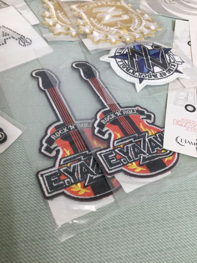 矢沢永吉 グッズ SET ステッカー ワッペン シール 等　E.YAZAWA
