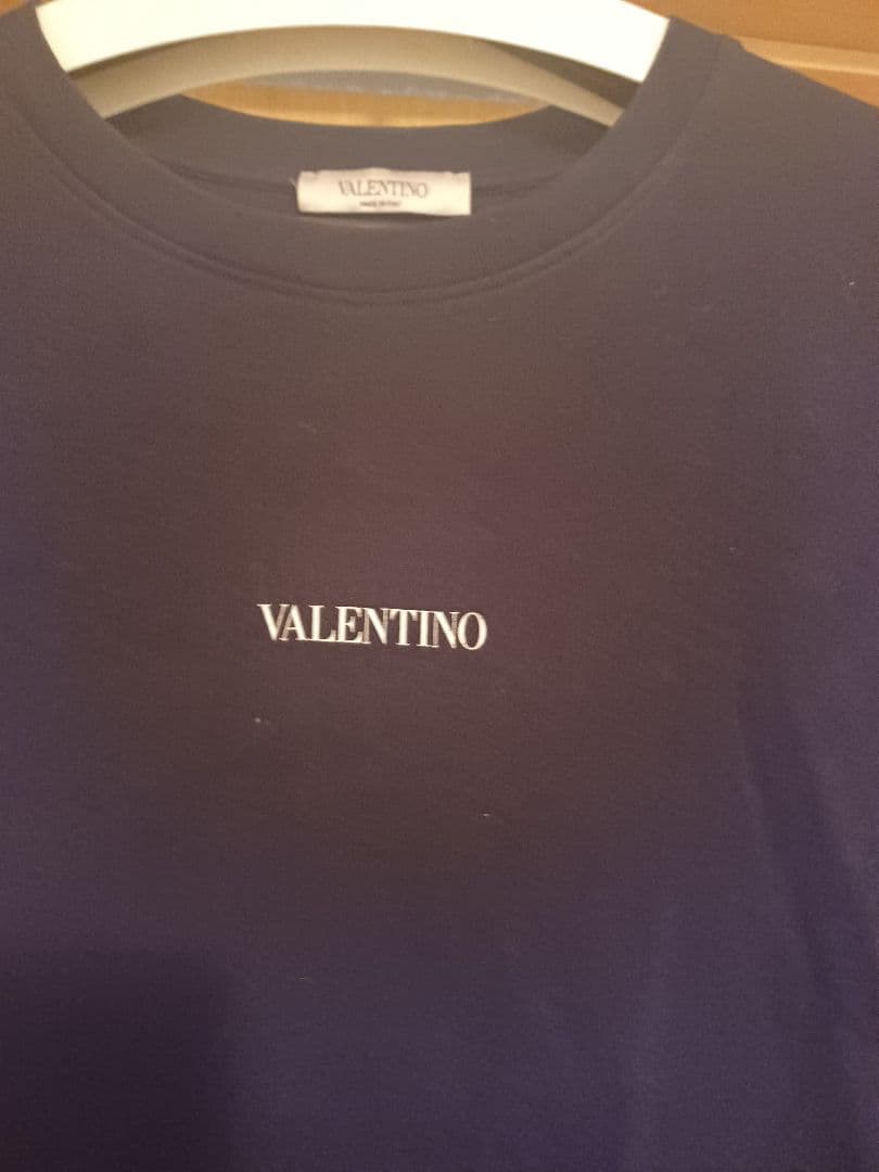 VALENTINO ロゴ入り クルーネック 半袖Ｔシャツ ブラック
