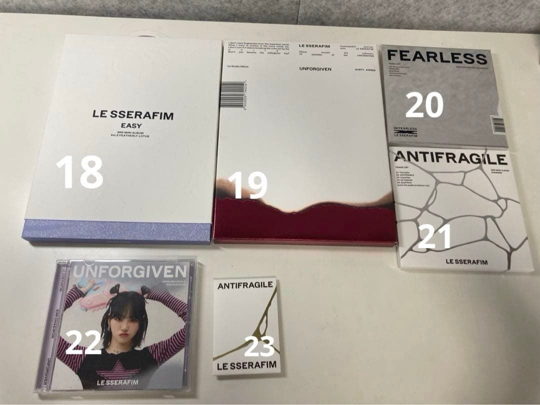 ルセラ　バラ売り　まとめ買い可　lesserafim
