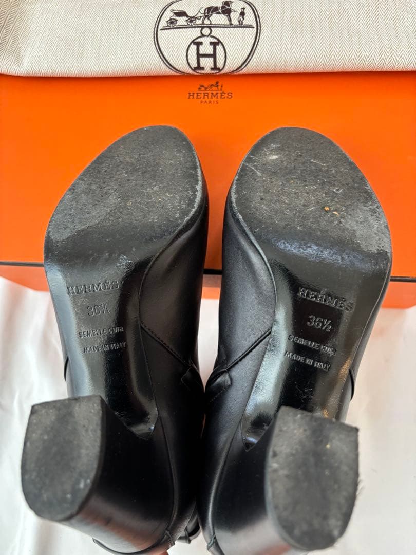最終値下げ　Hermès サンジェルマン黒36ハーフ
