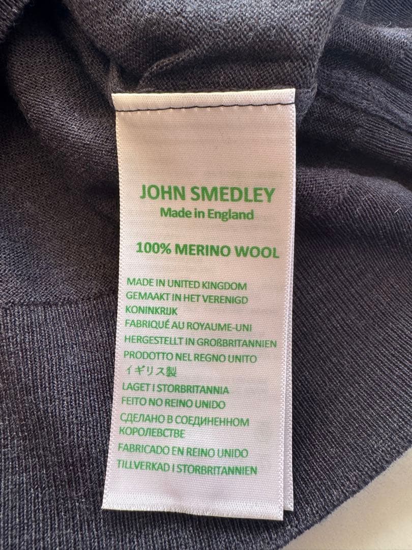 【新品未使用】JOHN SMEDLEY(ジョンスメドレー)ニットカーディガン