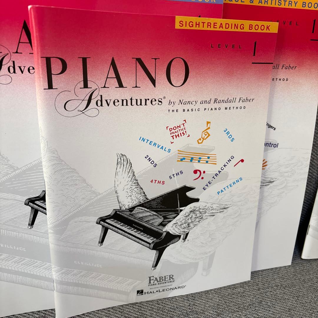 Piano Adventures ピアノ・アドヴェンチャーシリーズ　教本　7冊