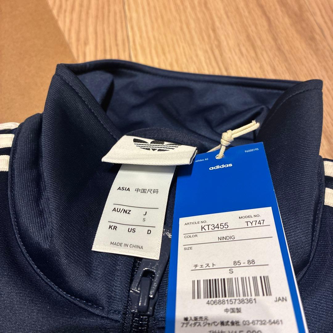 adidas x Oasis ファイヤーバード　トップ　ネイビー　Sサイズ