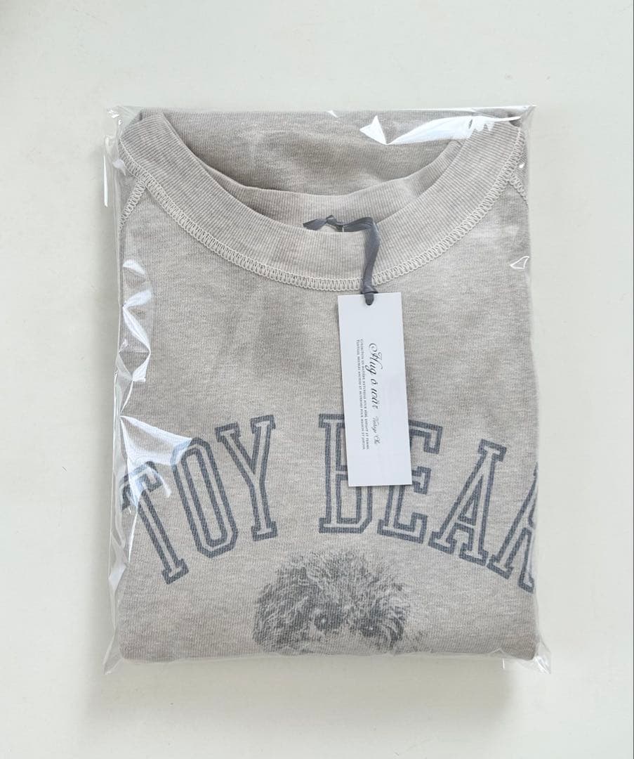 ハグオーワー×レミレリーフ　コラボTシャツ　オートミール