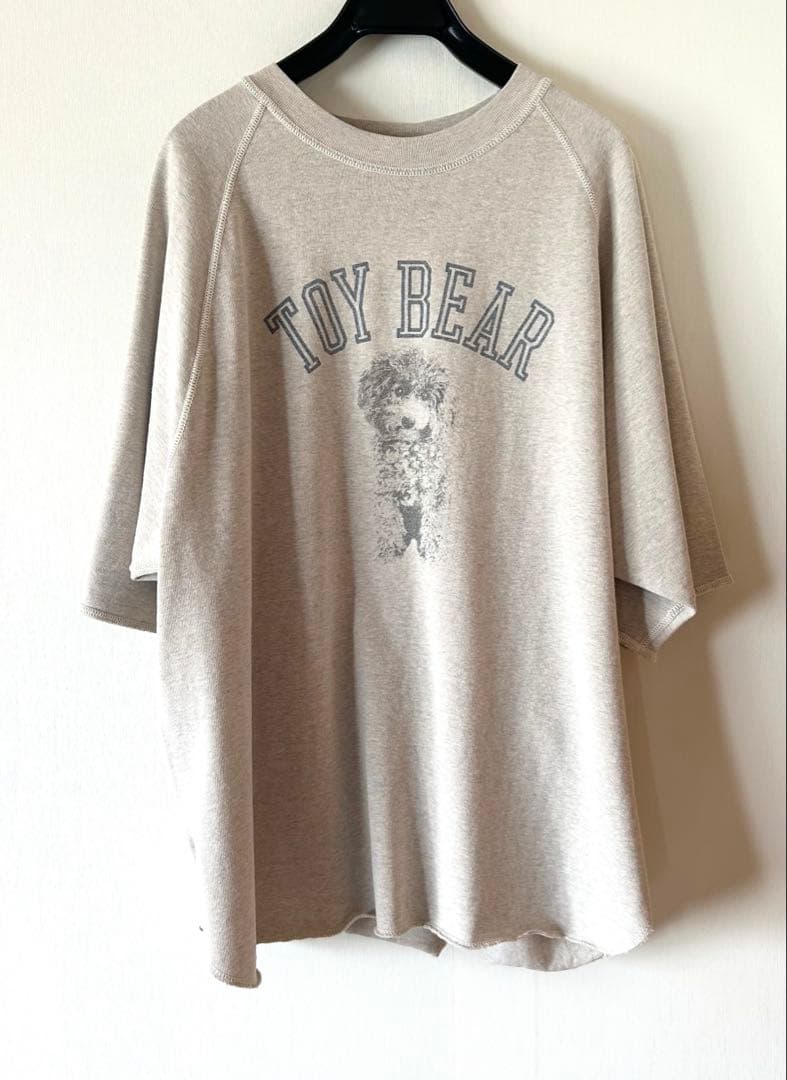 ハグオーワー×レミレリーフ　コラボTシャツ　オートミール