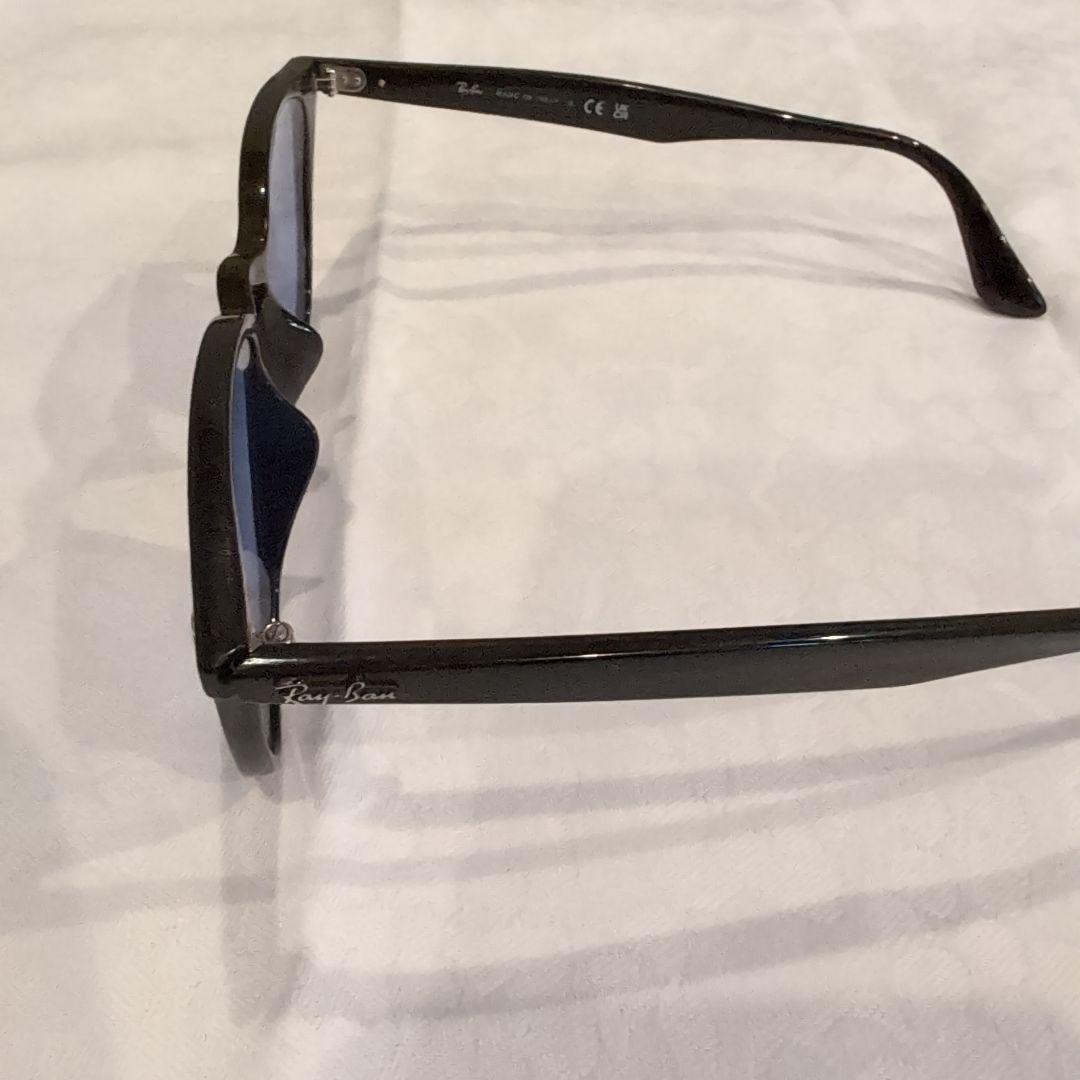 RAYBAN ブラックフレーム ブルーレンズ サングラス