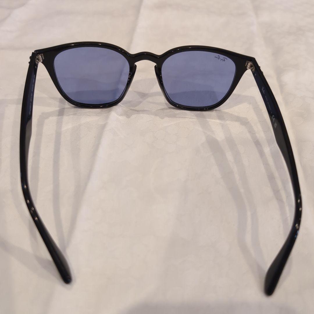 RAYBAN ブラックフレーム ブルーレンズ サングラス