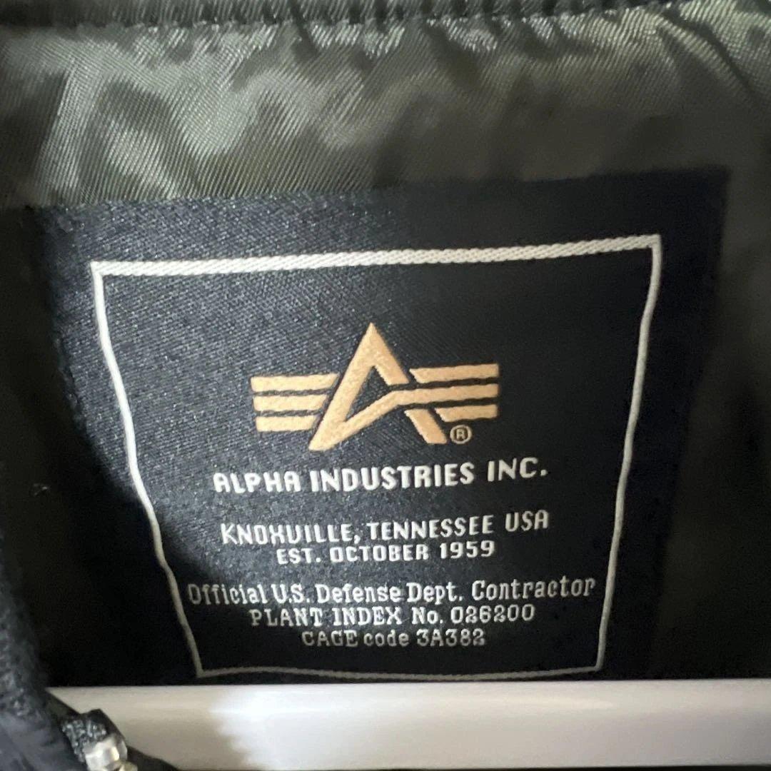 ALPHA INDUSTRIES アルファ MA-1 フライトジャケット 黒 M