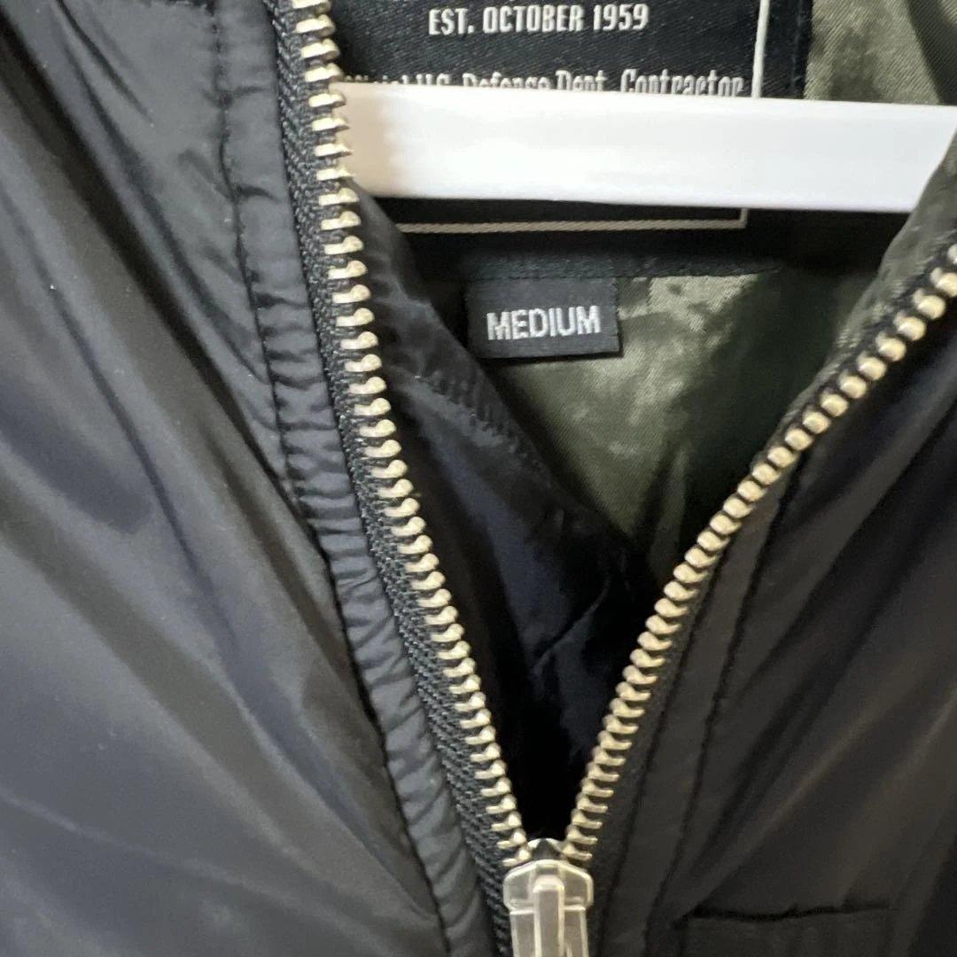 ALPHA INDUSTRIES アルファ MA-1 フライトジャケット 黒 M