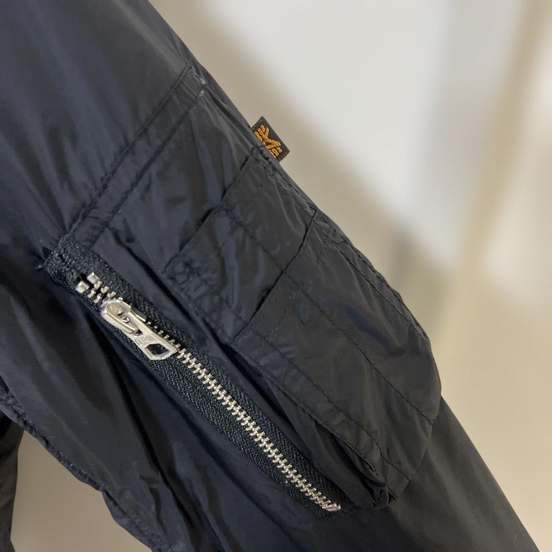ALPHA INDUSTRIES アルファ MA-1 フライトジャケット 黒 M