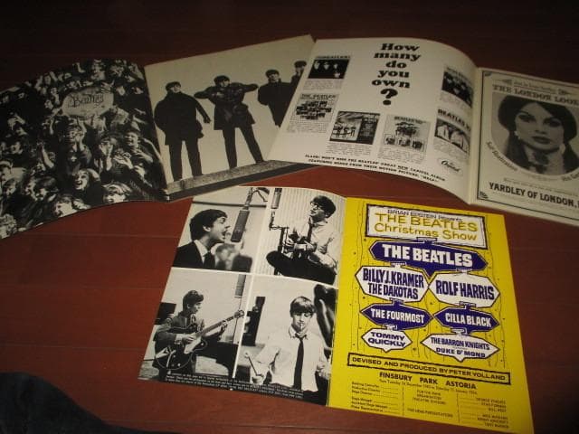 beatles program (コンサートプログラム3点セット送料込み!!)