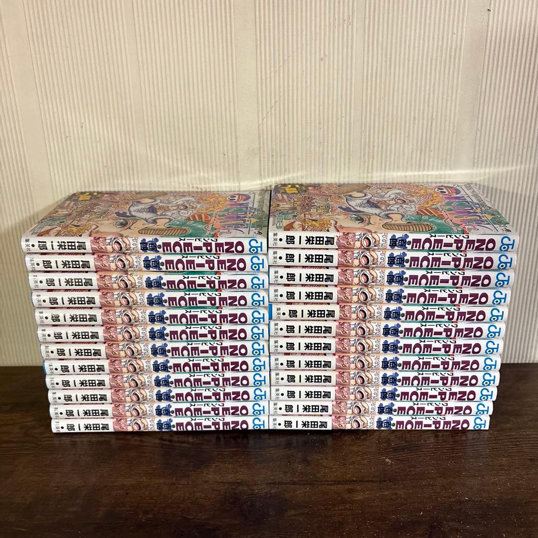 超希少　全巻初版　全巻帯付き　ワンピース104巻　24冊セット