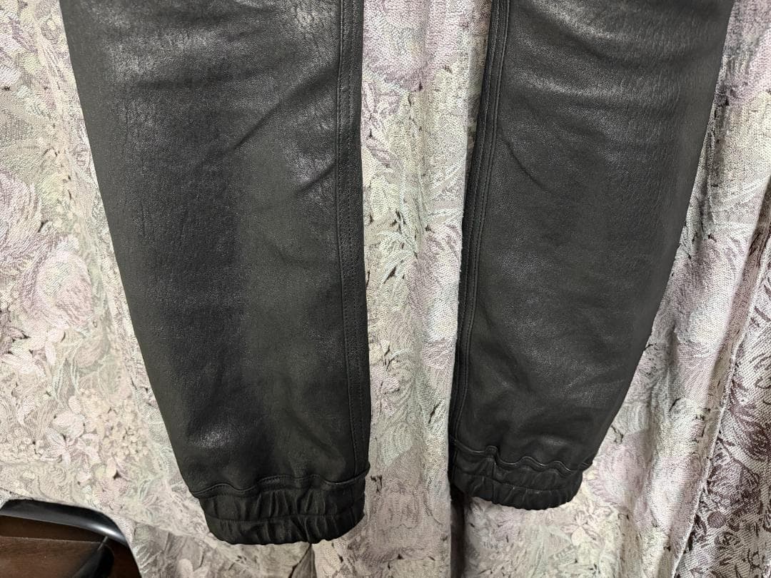k*a様 Rick Owens 2025 F/W期 ガスマスク レザーパンツ