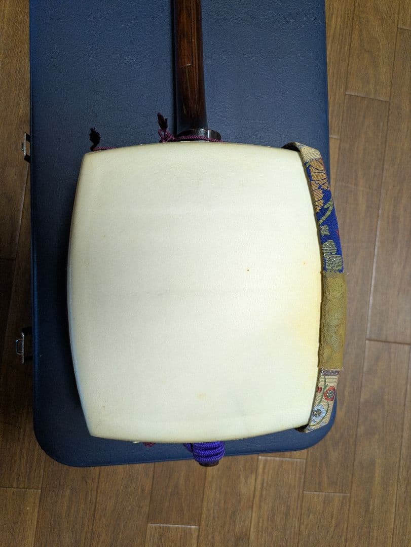 三味線本体 青色ケース付