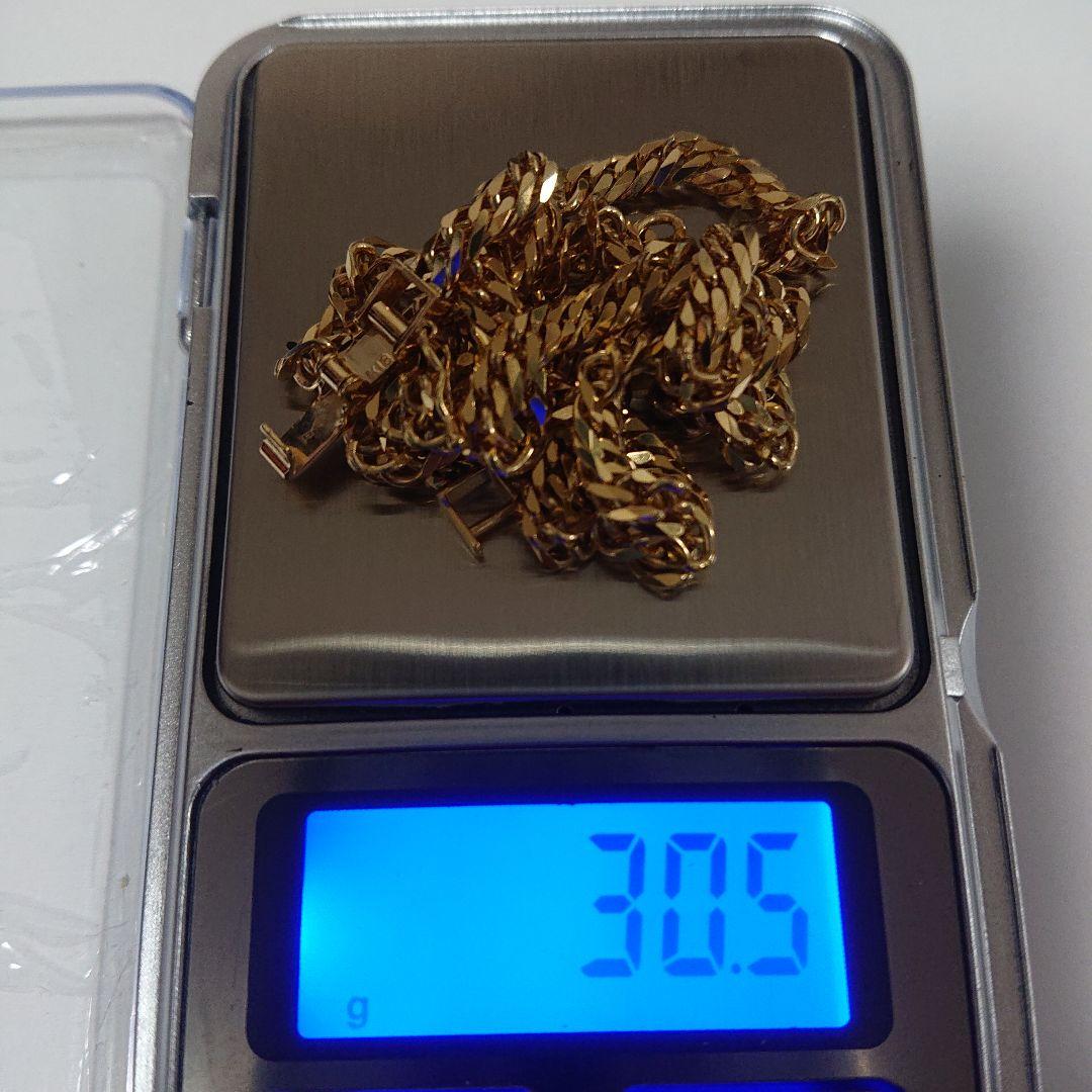 K18 喜平 ネックレス 6面 ダブル 50cm 30g
