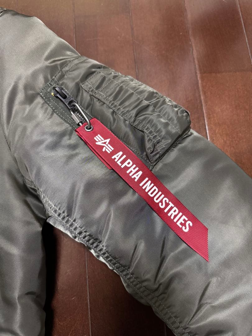 ALPHA MA-1 FLIGHT JACKET ダークグレー　極美品　サイズS