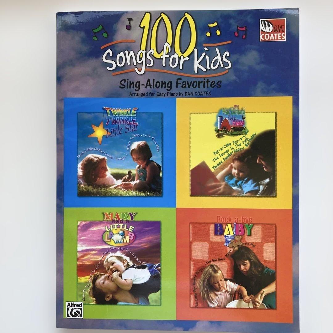 100 Songs for Kids CDと本のセット