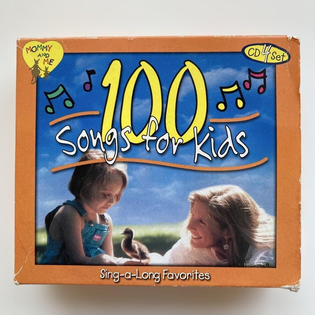 100 Songs for Kids CDと本のセット